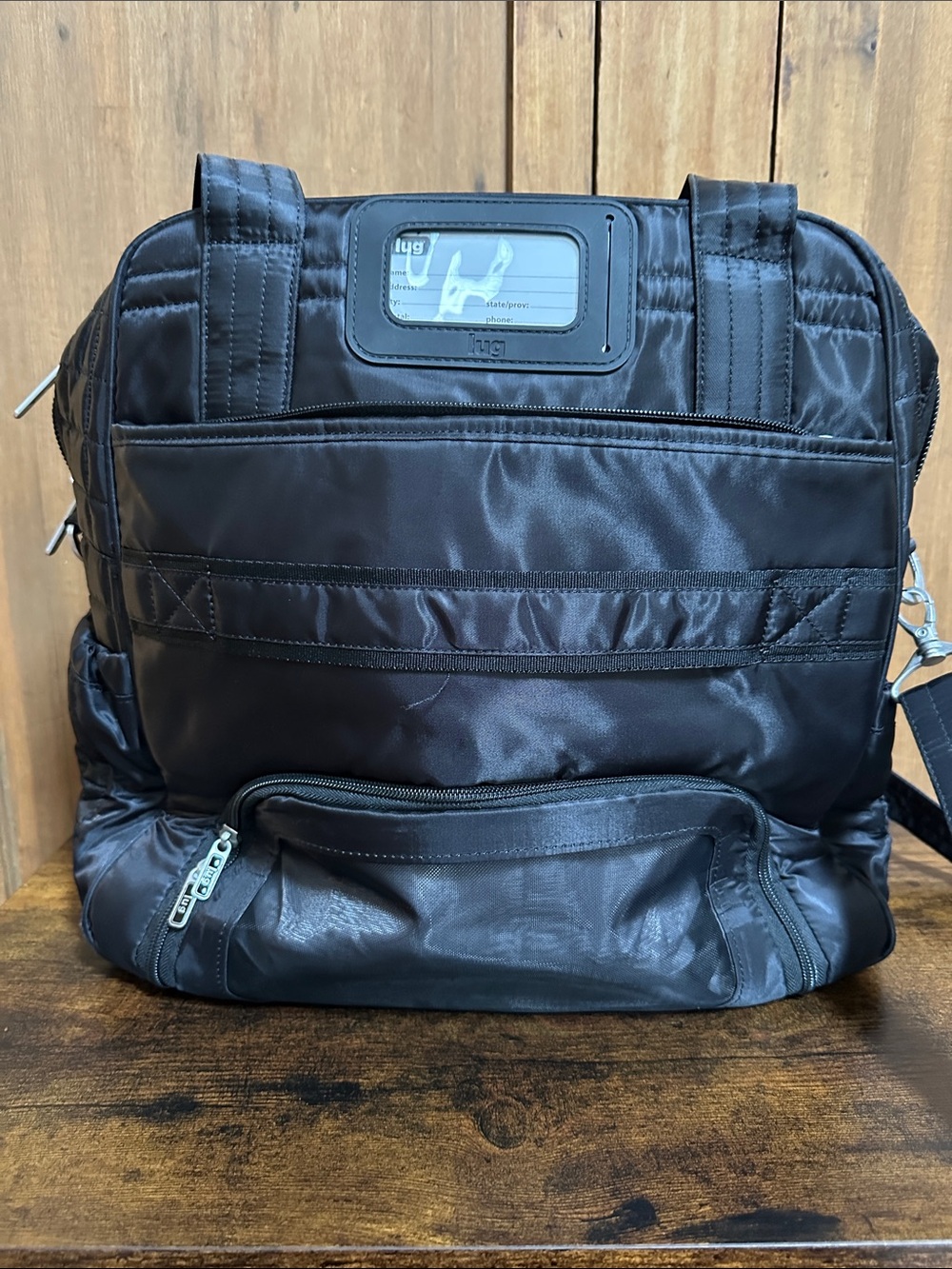 lug Black Puddle Jumper Quilted Travel Tote - Picture 2 of 7